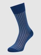 Falke Socken aus reiner Baumwolle Modell 'Shadow' in Blau, Größe 39/40