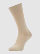 Falke Socken mit elastischen Rippenbündchen Modell 'Family SO' in Sand...