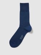Falke Socken mit Woll-Anteil Modell 'ClimaWool' in Blau, Größe 43/44