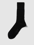 Falke Socken in melierter Optik in Black, Größe 39/40