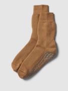 Falke Socken mit rutschfester Sohle in Camel, Größe 39-42