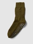 Falke Socken mit rutschfester Sohle in Dunkelgruen, Größe 39/42