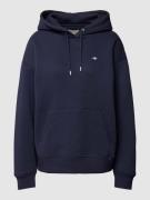 Gant Hoodie mit Kapuze Modell 'SHIELD' in Marine, Größe S