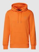 Gant Hoodie mit Label-Stitching Modell 'REG SHIELD' in Orange, Größe S