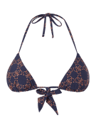 Guess Bikini-Oberteil mit Neckholder in Marineblau, Größe XS