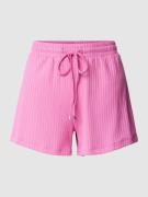 Guess Shorts mit Rippenstruktur Modell 'SAMANTHA' in Pink, Größe XS