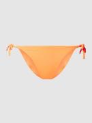 Guess Bikini-Hose mit Strasssteinbesatz in Neon Orange, Größe XS