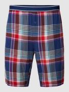 Jockey Pyjama-Shorts mit Allover-Muster in Rot, Größe M