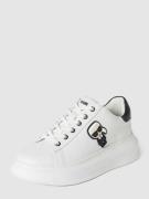 Karl Lagerfeld Sneaker aus Leder Modell 'Kapri' in Offwhite, Größe 41