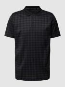 Karl Lagerfeld Regular Fit Poloshirt mit Allover-Muster in Black, Größ...