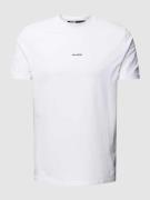 Karl Lagerfeld T-Shirt mit Label-Print in Weiss, Größe S
