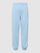 Lacoste Regular Fit Sweatpants mit Label-Patch in Hellblau, Größe XL