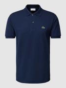 Lacoste Classic Fit Poloshirt mit Label-Detail in Marine, Größe S