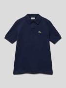 Lacoste Poloshirt mit Label-Stitching in Marine, Größe 152