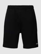 Lacoste Regular Fit Shorts mit elastischem Bund in Black, Größe XS