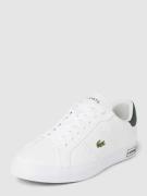 Lacoste Sneaker mit Label-Stitching in Weiss, Größe 41