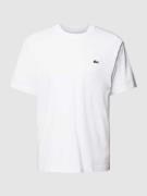 Lacoste T-Shirt mit Logo-Detail Modell 'BASIC ON' in Weiss, Größe XL