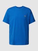 Lacoste T-Shirt mit Rundhalsausschnitt Modell 'BASIC' in Blau, Größe S