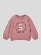Mango Sweatshirt mit Statement-Stitching Modell 'smiles' in Altrosa, G...
