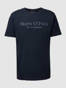 Marc O'Polo T-Shirt mit Statement- und Label-Print in Marine, Größe S