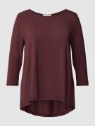 Marc O'Polo Longsleeve mit 3/4-Arm Modell 'MIX N MATCH' in Bordeaux, G...