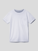 Marc O'Polo T-Shirt mit Label-Detail in Flieder, Größe 140