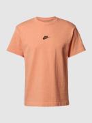 Nike T-Shirt mit Label-Stitching in Altrosa Melange, Größe S