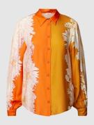 Oilily Bluse mit floralem Print Modell 'BAIN' in Orange, Größe 34