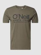 ONeill T-Shirt mit Logo-Print Modell 'CALI' in Oliv, Größe M