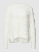 OPUS Strickpullover mit Strukturmuster Modell 'Prizzy' in Offwhite, Gr...