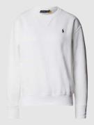 Polo Ralph Lauren Sweatshirt mit Label-Stitching in Weiss, Größe XS