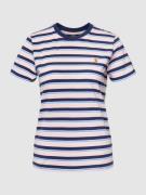 Polo Ralph Lauren T-Shirt mit Streifenmuster in Blau, Größe XS