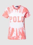 Polo Ralph Lauren T-Shirt in Batik-Optik in Hellrot, Größe S