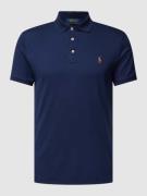 Polo Ralph Lauren Poloshirt mit Label-Stitching in Marine, Größe S