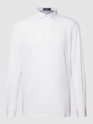 Polo Ralph Lauren Poloshirt mit kurzer Knopfleiste in Offwhite, Größe ...