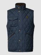 Polo Ralph Lauren Steppweste mit Label-Patch Modell 'BEATON' in Marine...