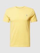Polo Ralph Lauren T-Shirt mit Label-Stitching in Gelb, Größe S