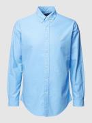 Polo Ralph Lauren Custom Fit Freizeithemd mit Button-Down-Kragen in Bl...