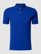 Polo Ralph Lauren Poloshirt mit Logo-Stitching Modell 'BASIC' in Royal...