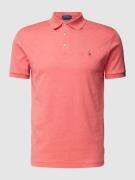 Polo Ralph Lauren Regular Fit Poloshirt mit Logo-Stitching in Hellrot ...