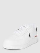 Polo Ralph Lauren Sneaker mit Label-Stitching in Weiss, Größe 44