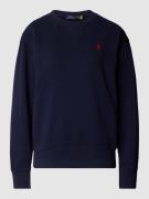 Polo Ralph Lauren Sweatshirt mit Label-Stitching in Dunkelblau, Größe ...