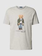 Polo Ralph Lauren Classic Fit T-Shirt mit Motiv-Print in Mittelgrau, G...
