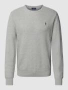 Polo Ralph Lauren Pullover mit Strukturmuster und Label-Stitching in H...