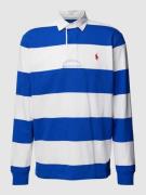 Polo Ralph Lauren Classic Fit Longsleeve mit Streifenmuster in Royal, ...