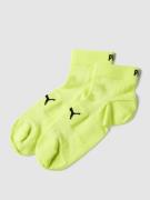 Puma Socken mit eingewebten Label-Details im 2er-Pack Modell 'Quarter'...