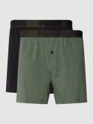 Puma Loose Fit Boxershorts im 2er-Pack in Oliv Melange, Größe XL