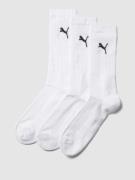 Puma Sportsocken im 3er-Pack in Weiss, Größe 43/46