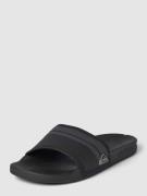 Quiksilver Slides mit Label-Detail Modell 'RIVI' in Black, Größe 41