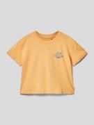 Rip Curl Cropped T-Shirt mit Label-Print auf der Rückseite in Apricot,...